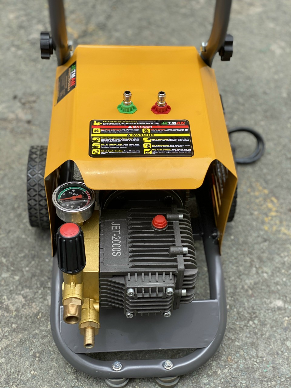 Máy rửa xe chỉnh áp cao cấp 2000W Jetman JET2000S New