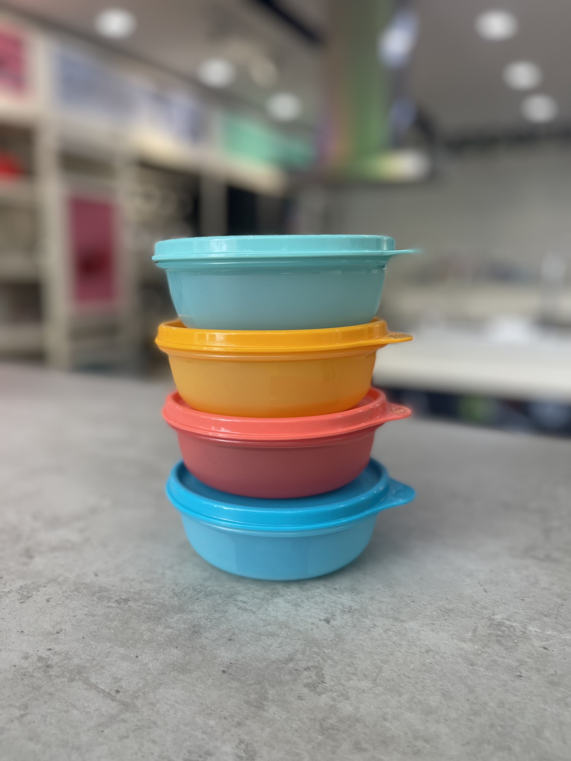 Bộ Hộp Bảo Quản Thực Phẩm Tupperware Junior Modular Bowl 300ml Set