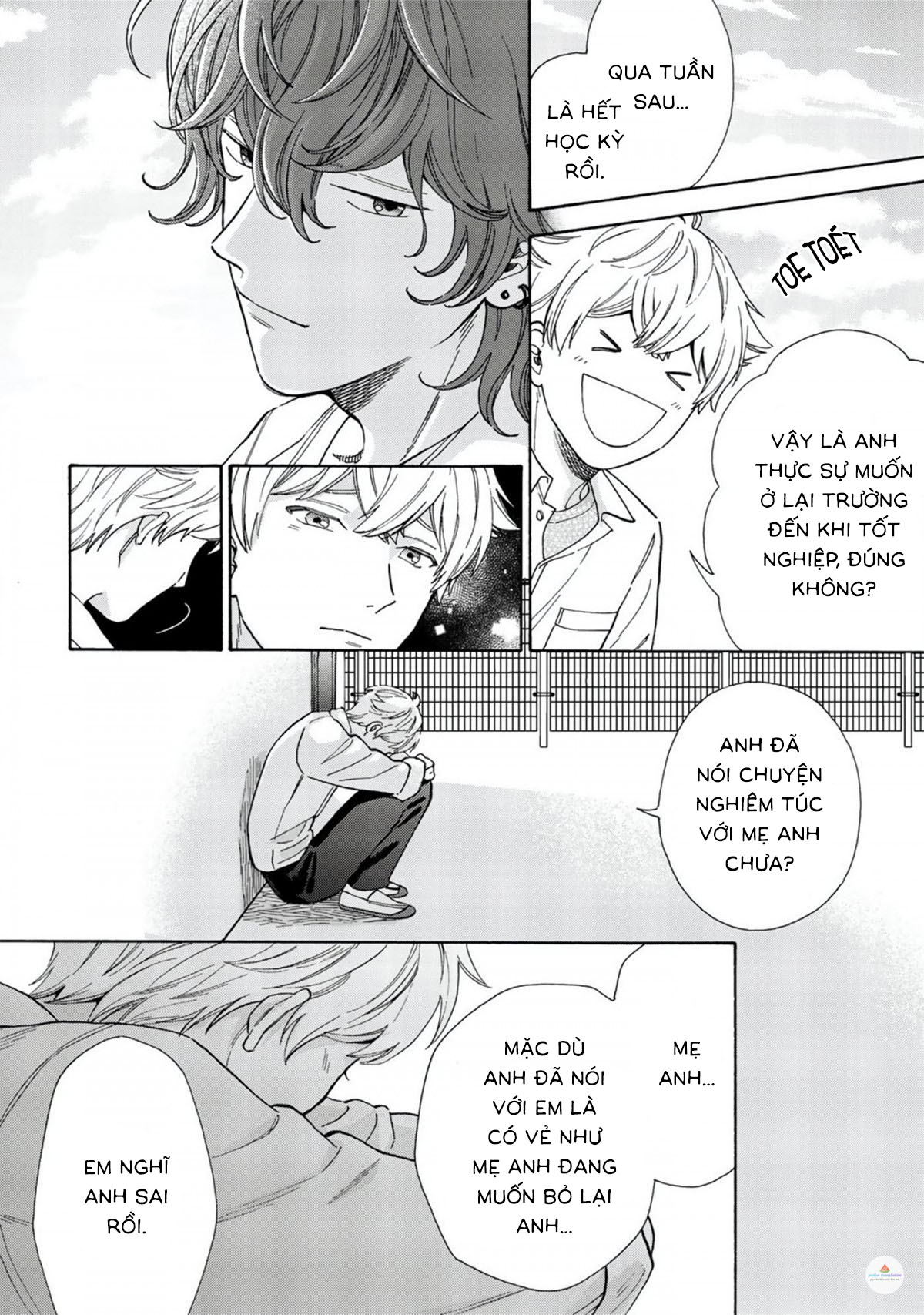 ngôi sao hạng nhất được vẽ bằng nụ hôn chapter 5 22