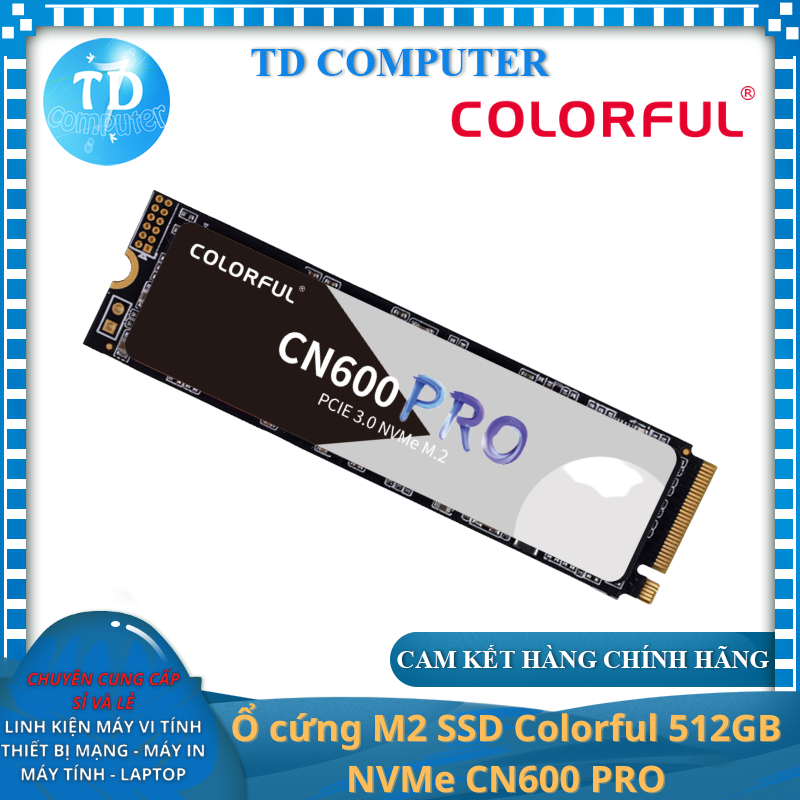 Ổ cứng SSD Colorful 512GB M2 NVMe CN600 - Hàng chính hãng Networkhub phân phối