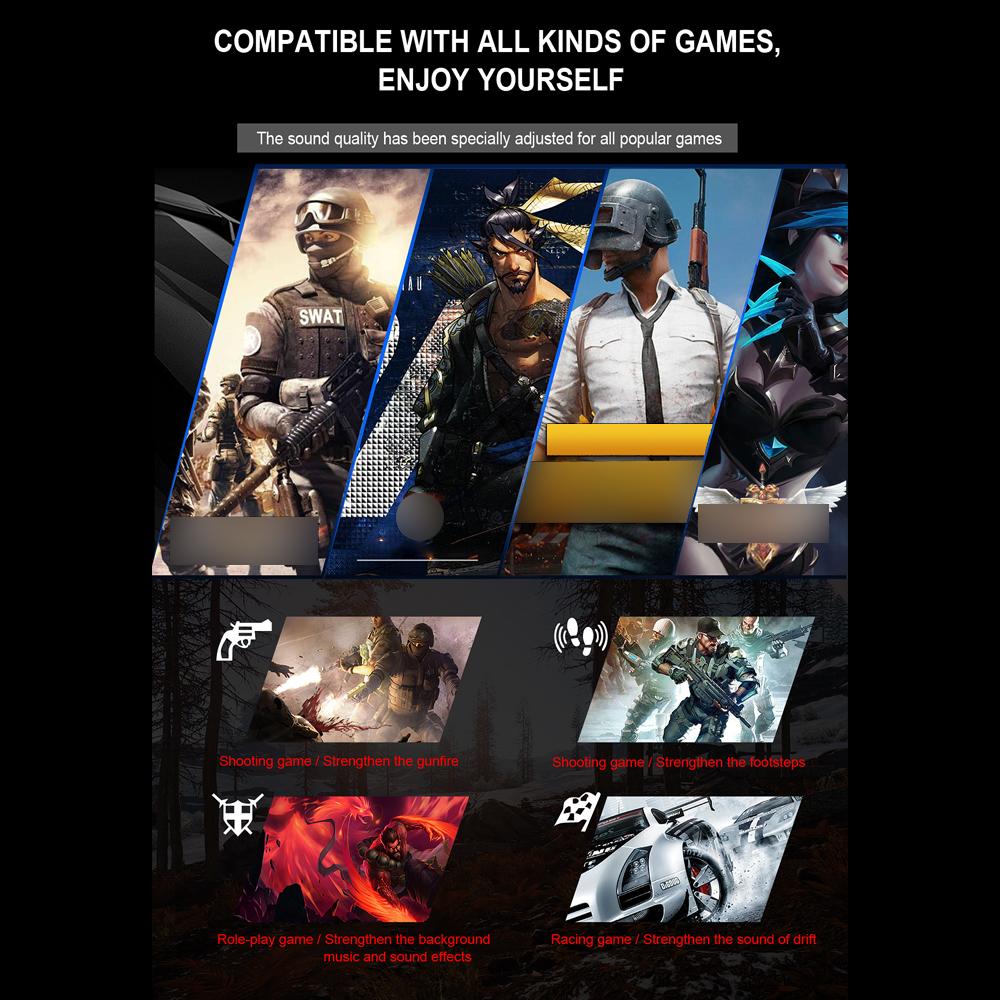 Tai nghe chơi game có dây OVLENG OV-P20 3.5mm âm thanh nổi ánh sáng LED có mic xoay thay thế - Màu đỏ