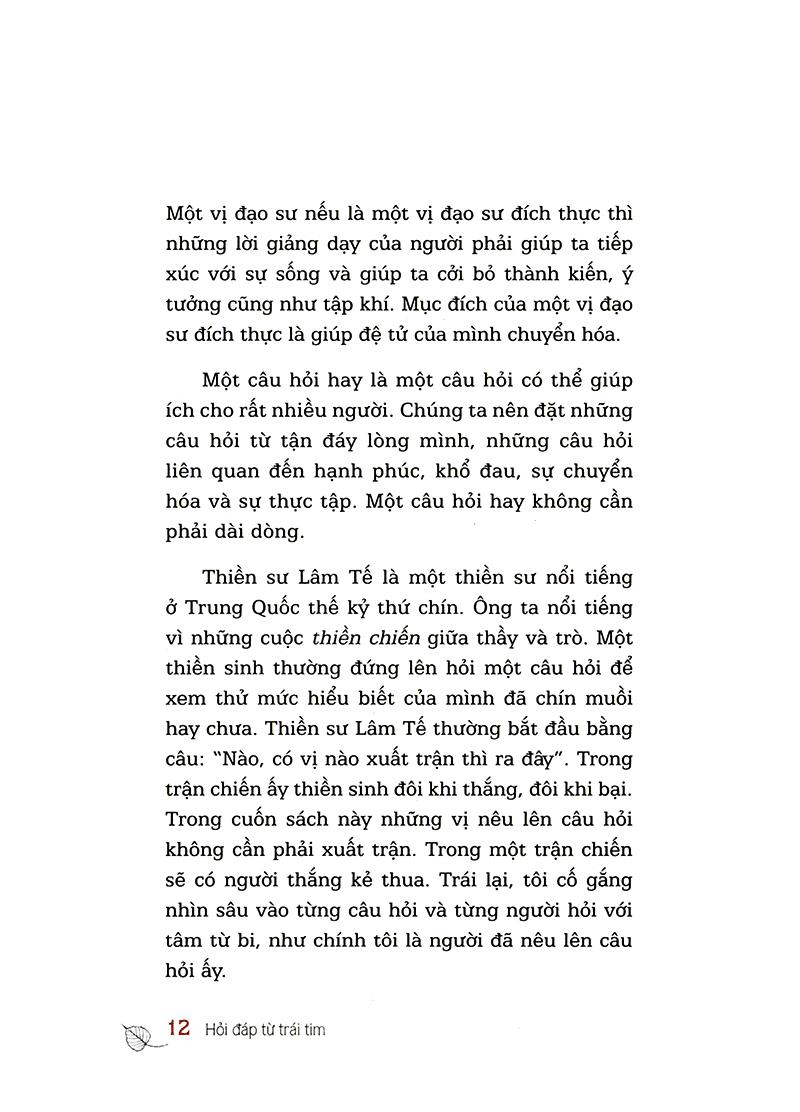 Hỏi Đáp Từ Trái Tim (Tái Bản)