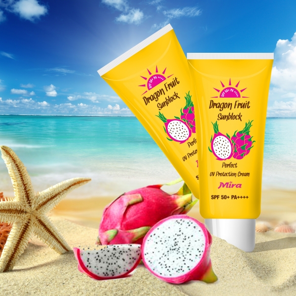 Kem Chống Nắng Dưỡng Ẩm Thanh Long Dragon Fruit Powerful Sun Essence B705