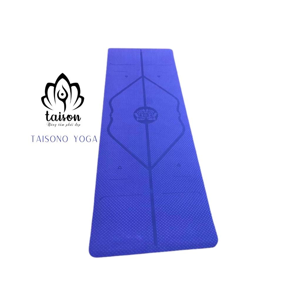 Thảm Tập Yoga Chống Trượt 1 Lớp Dày 8mm Chất Liệu Cao Su Non TPE Cao Cấp YOGA CAT