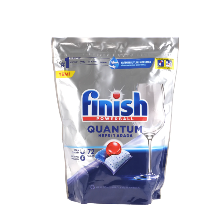 Viên rửa bát Finish Quantum Max 72 viên 14 in 1