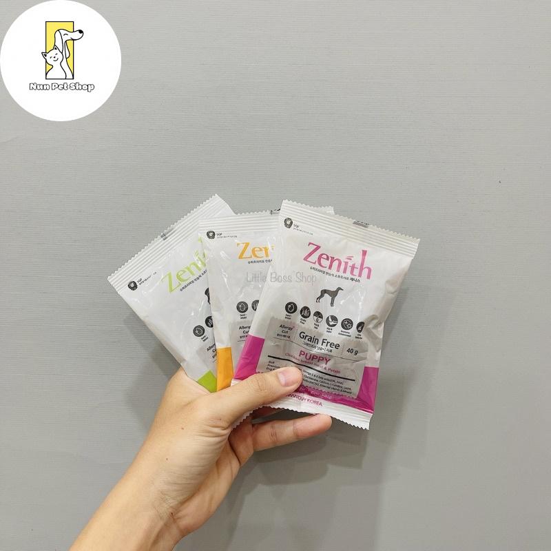 Hạt thức ăn chó mèo - Gói nhỏ Zenith 40g