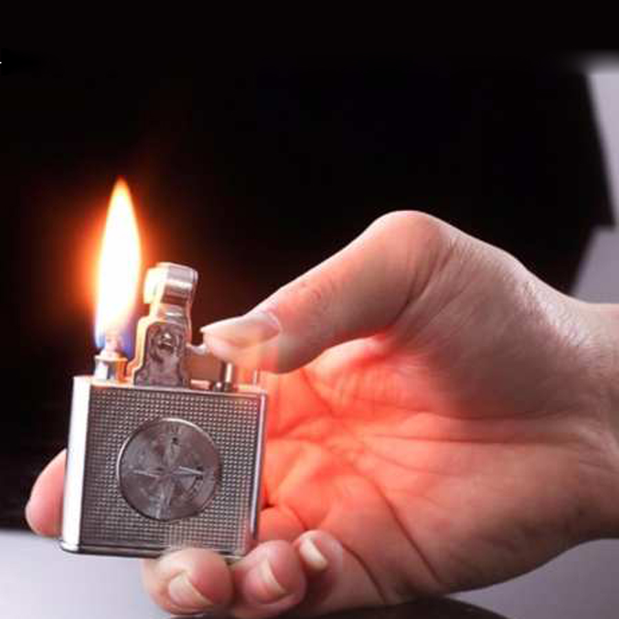 Hộp Quẹt Bật Lửa Cối Xăng Đá XD-20-1 + Tặng Tai Nghe Nhét Tai Cao Cấp