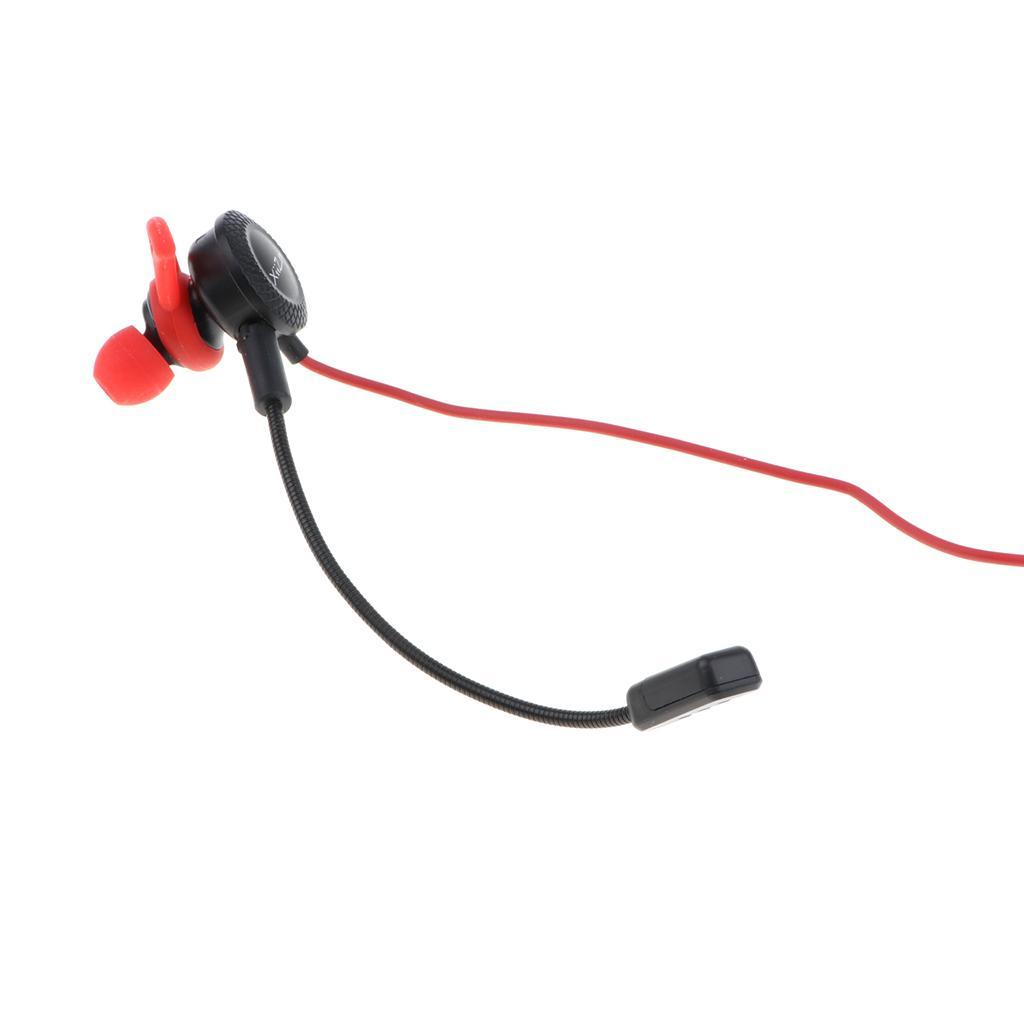 3.5mm Earphone Noise Isolating In Ear Headphone Wired Game Headset