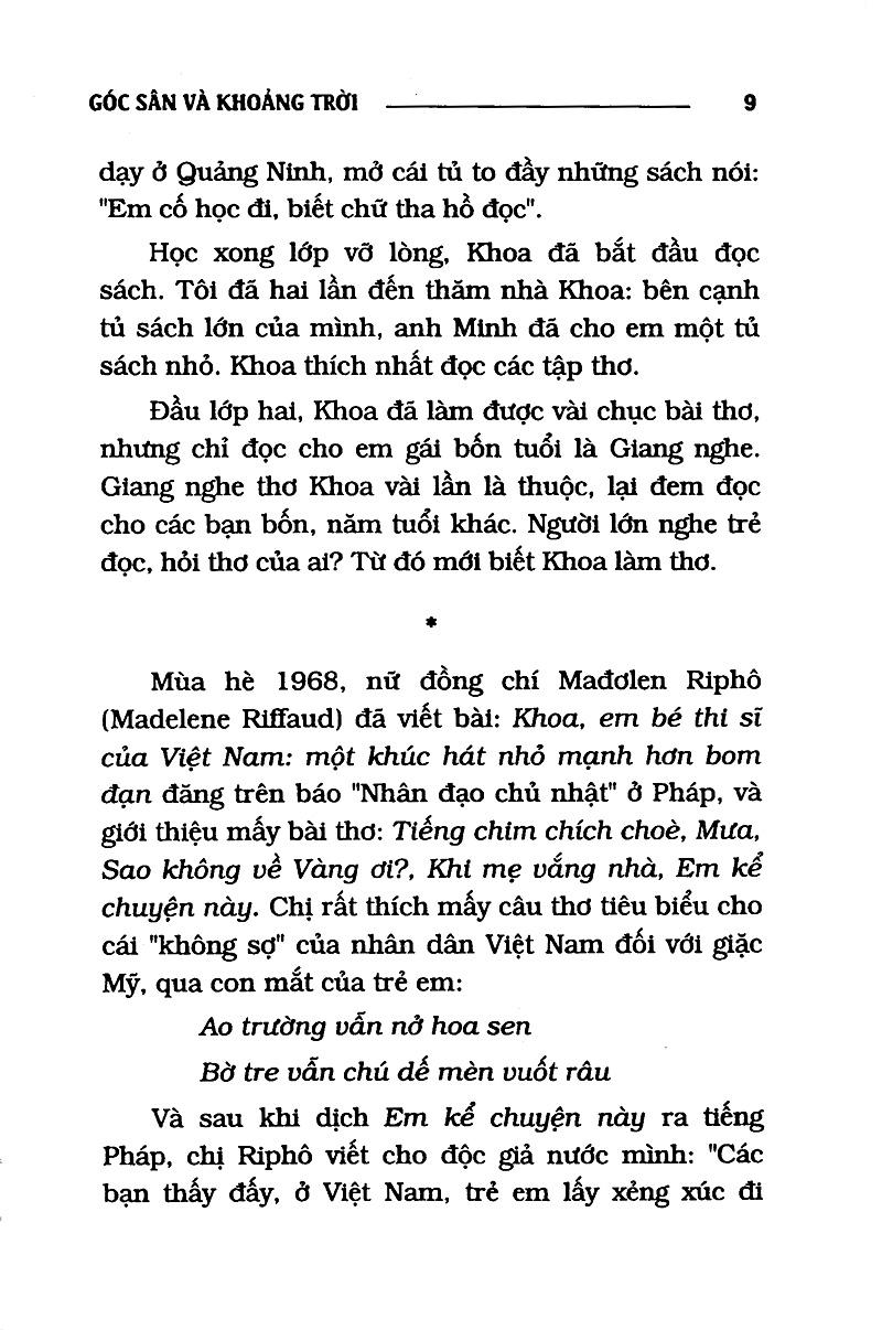 Góc Sân Và Khoảng Trời (Tái Bản)