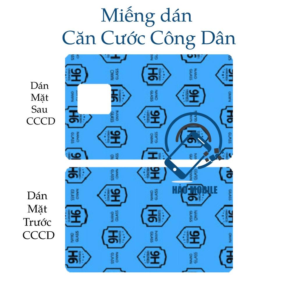 Miếng Dán Cường lực dẻo cho Căn cước công dân, giấy phép lái xe ( dán full 100% cả trước và sau )