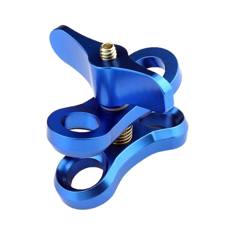 Lặn giá ba chân chống lại bóng 1 inch For Butterfly Clip Mount For Go Pro Camera dưới nước Đèn đuốc dưới nước