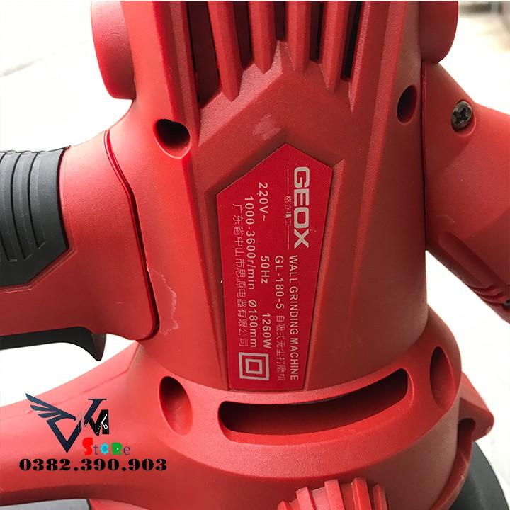 Máy xoa tường có đèn Geox GL180mm - chà nhám tường