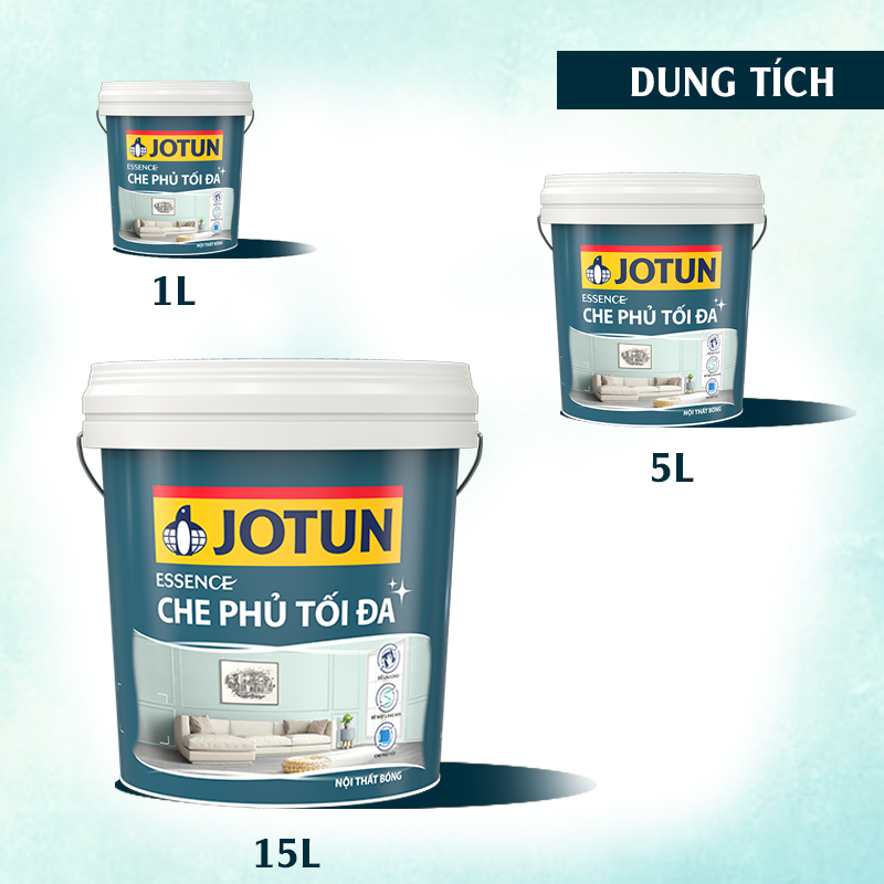 Sơn Nội Thất Jotun Essence Che Phủ Tối Đa Bóng