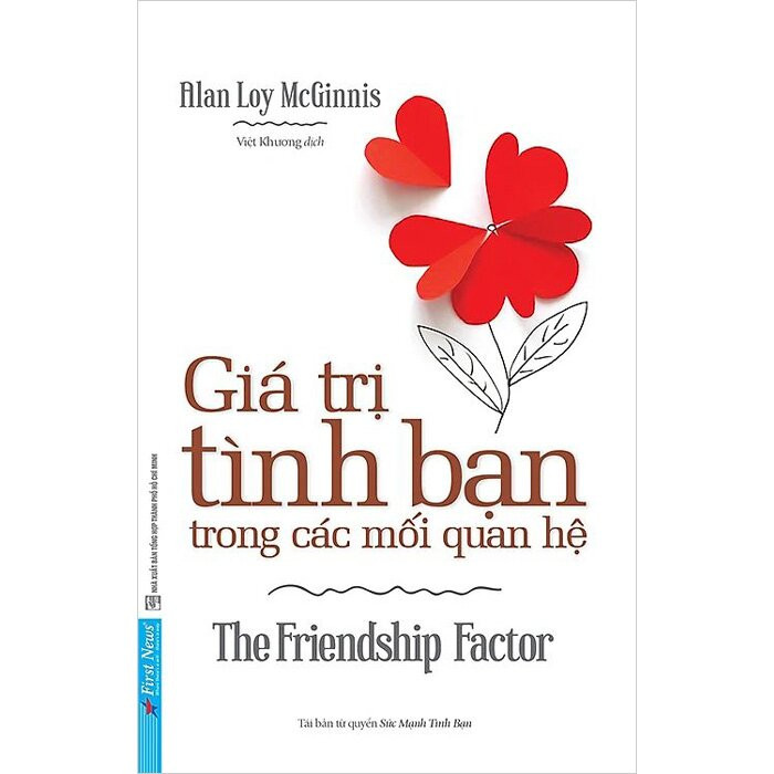 Giá Trị Tình Bạn Trong Các Mối Quan Hệ - Alan Loy Mcginnis - Việt Khương dịch - (bìa mềm)
