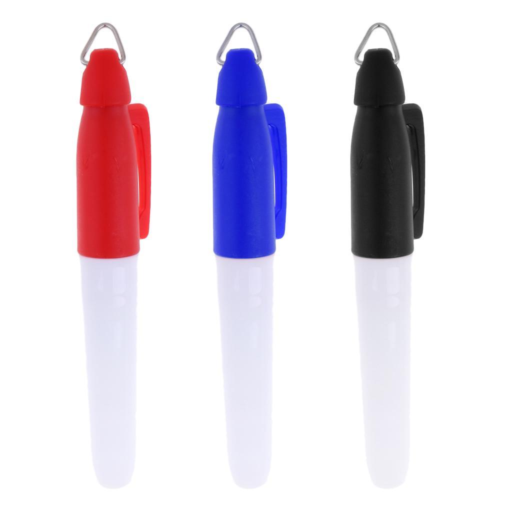 3Pcs Golf Marker Pen Clear Writing Golf Record Pen Scoring Pen For Golf