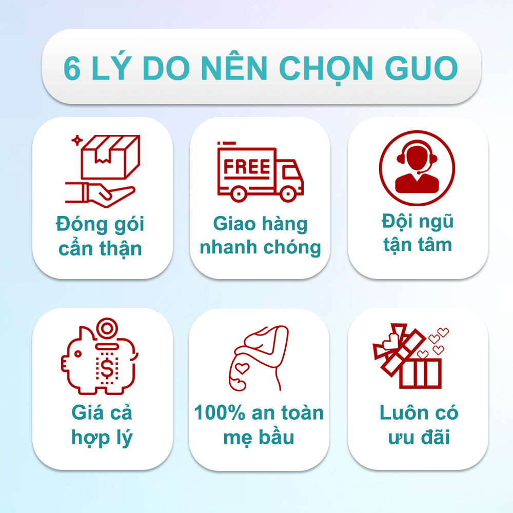 [100% cam kết thiên nhiên- Bộ Sạch Mụn Phục Hồi] GUO Phục hồi Dịu Da, dịu nhẹ cho bà bầu - 4 sản phẩm