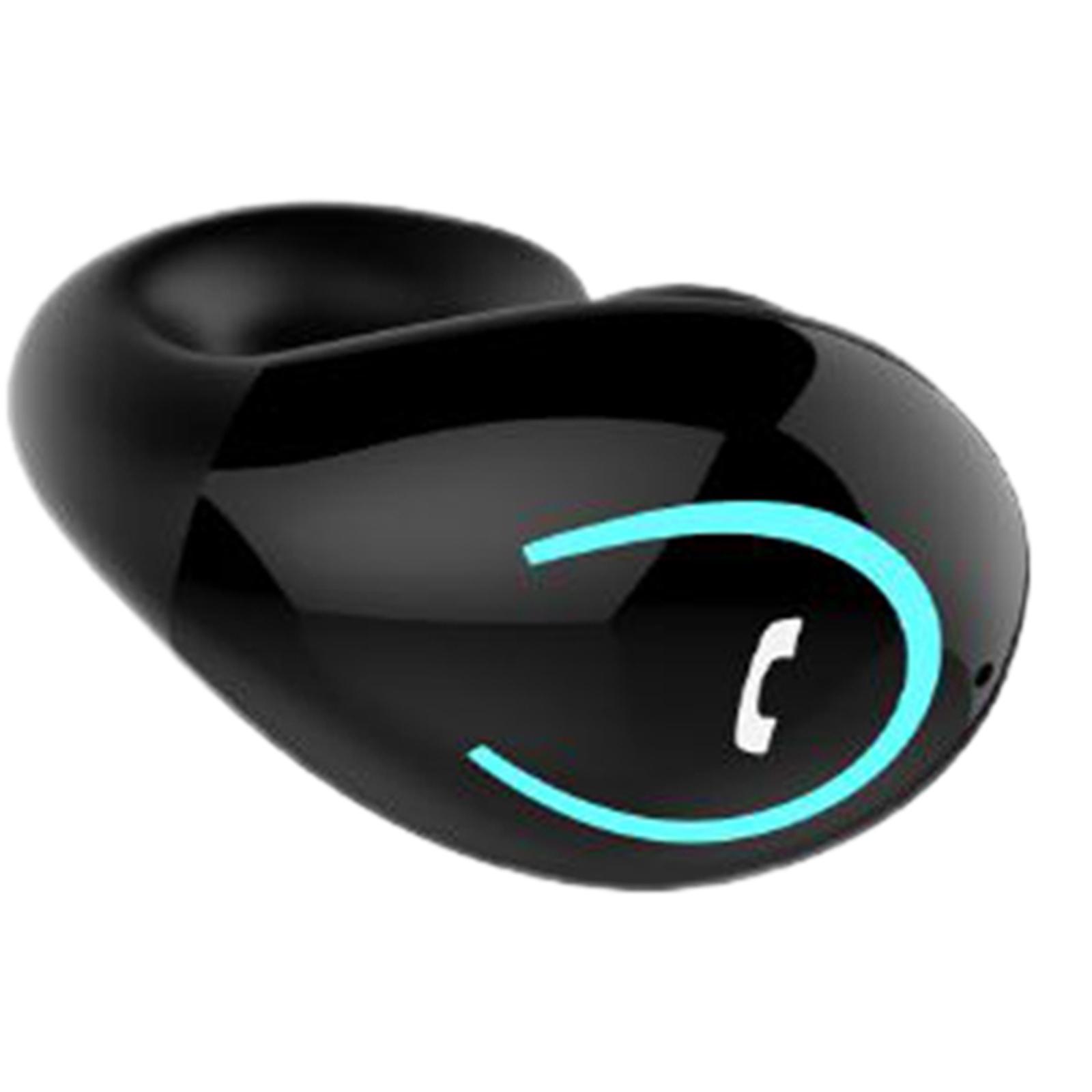 Open Ear Headphones Sport Headphones Portable Stereo Earphones for Workout Black