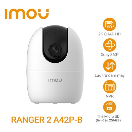 Camera IP Wifi IMOU A42P 4.0MP Giám Sát An Ninh có kèm thẻ nhớ - Hàng Chính Hãng