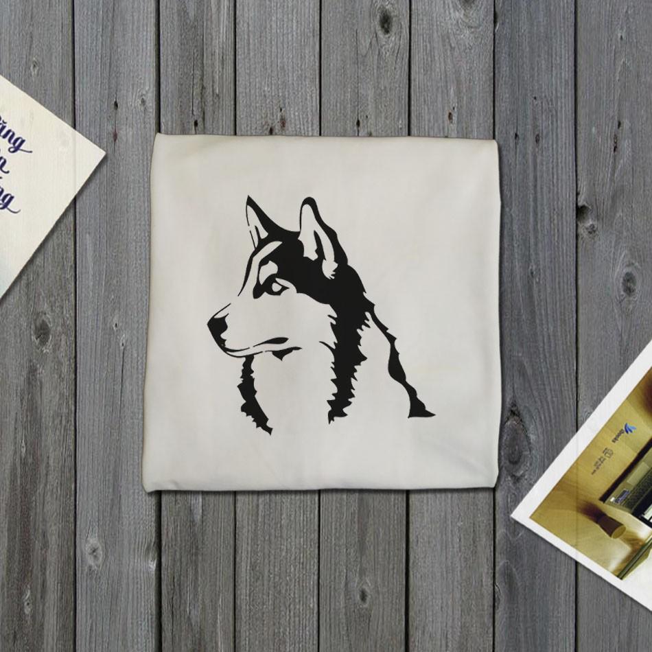 Áo thun cotton nam nữ Chó Husky 117 Hàng Cao Cấp siêu mát