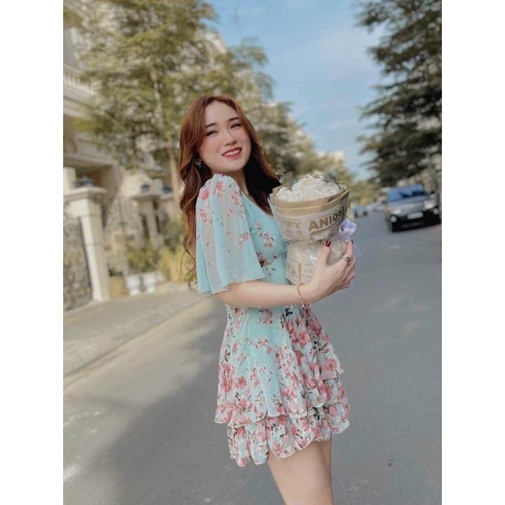 ĐẦM JUM DỰ TIỆC BIGSIZE HỌA TIẾT HOA XINH XẮN
