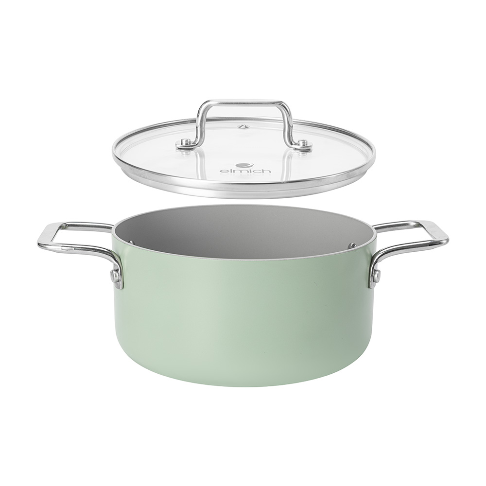 Bộ nồi chống dính Ceramic Elmich EL5241SK01 size 18,20,24cm - Hàng chính hãng
