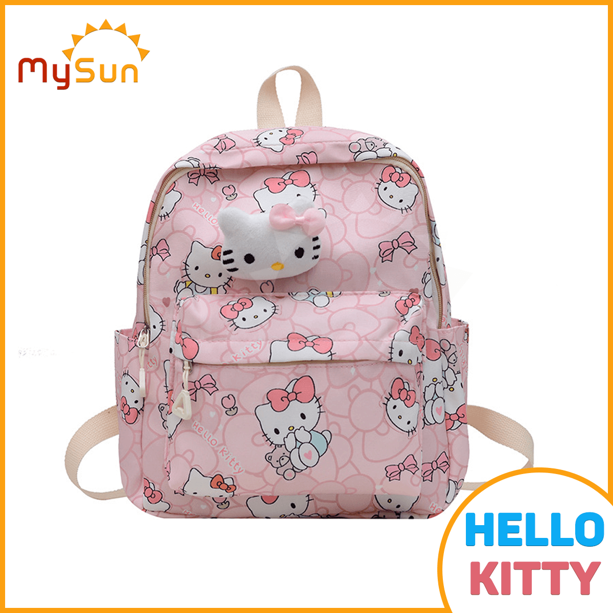 Balo cặp Kuromi cho bé gái học sinh cấp 1 tiểu học lớp 1 2 3 4 5 cute dễ thương MySun