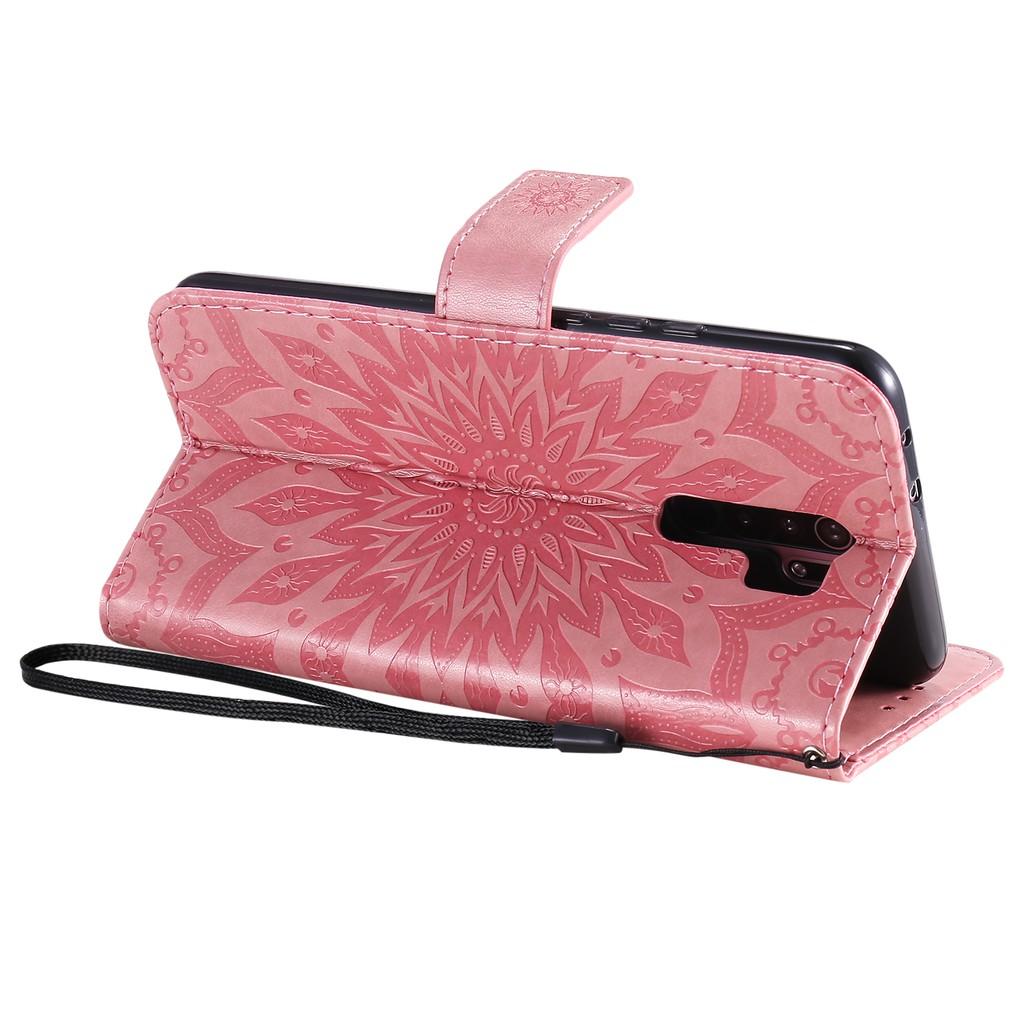 Bao da điện thoại PU có khe đựng thẻ giá đỡ cho Xiaomi Redmi 9 9A 9C Redmi 8 8A Note 7