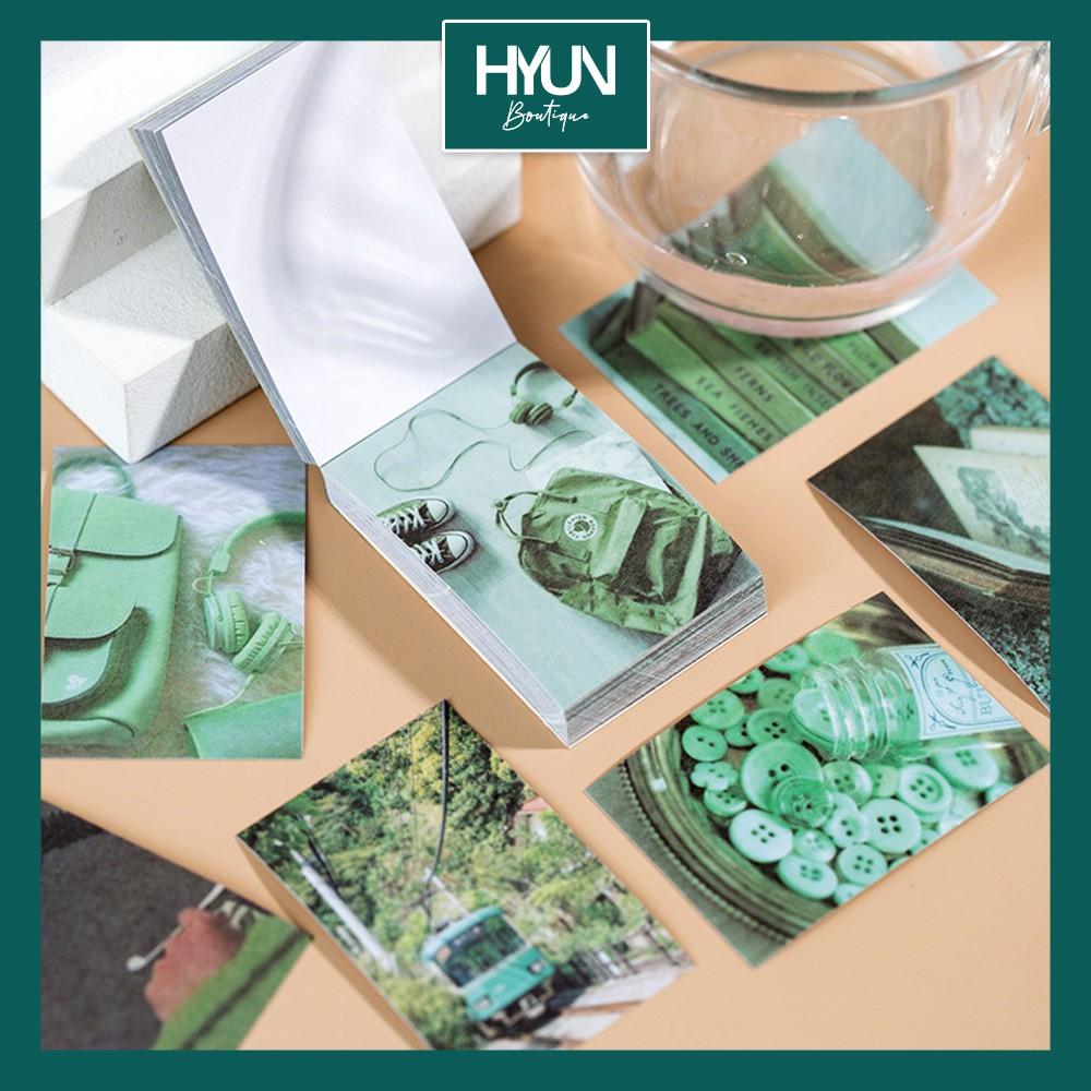 50 tờ sticker dán phong cảnh hoa lá lifestyle 2 Trang trí bullet journal DIY