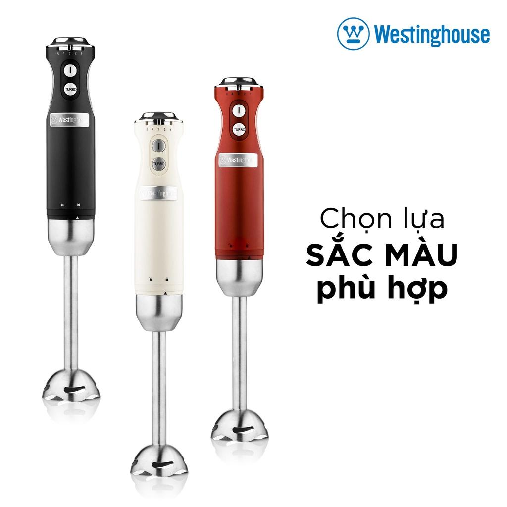 Máy Xay Cầm Tay Westinghouse WKHBS270, Máy Xay Đồ Ăn Dặm Cho Bé, Công Suất 600W, Nhập Mỹ, BH 12 Tháng - Đỏ