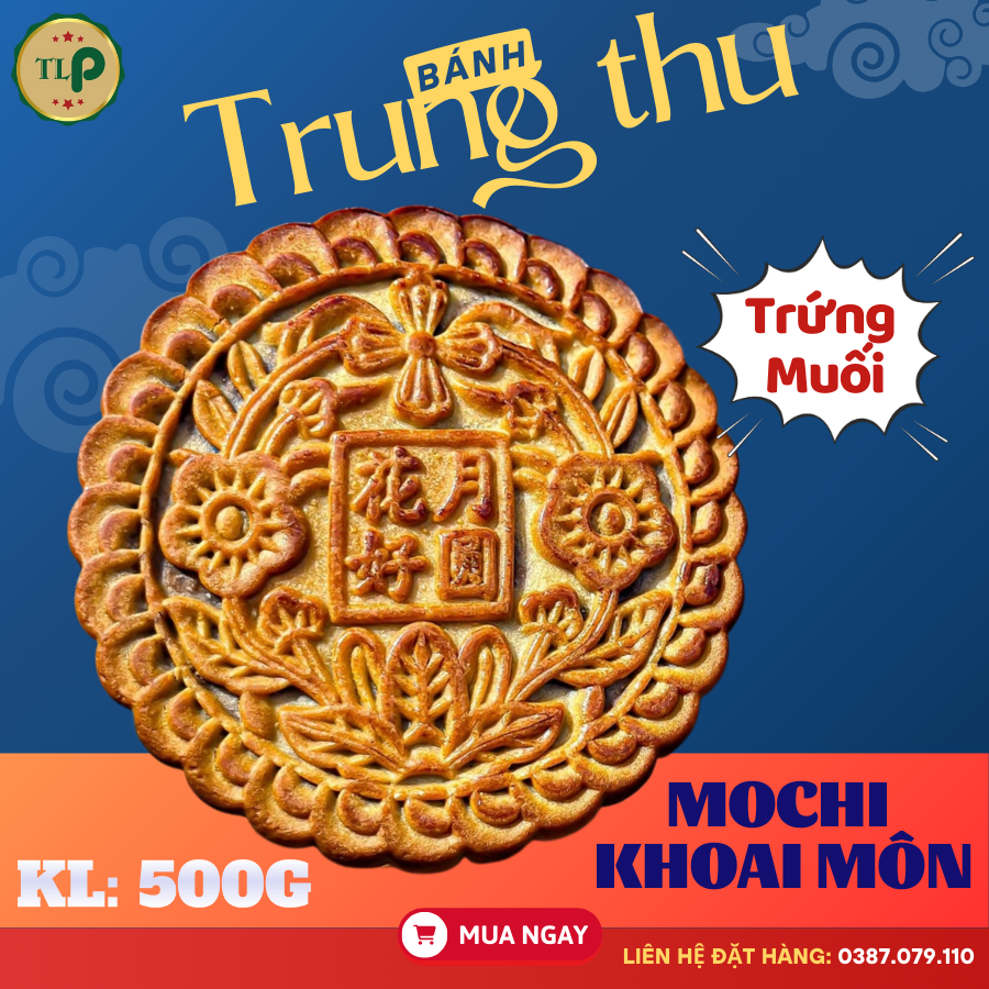 Bánh Trung Thu Mochi Trứng Muối Môn 500g - Shop Tân Lộc Phát