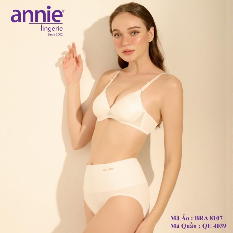 Bộ đồ lót Nữ Annie 8107 Đồng Bộ Chất Liệu Co Giãn Tốt, Thấm Hút Tốt , Tạo Sự Thoải Mái Tối Đa Khi Mặc