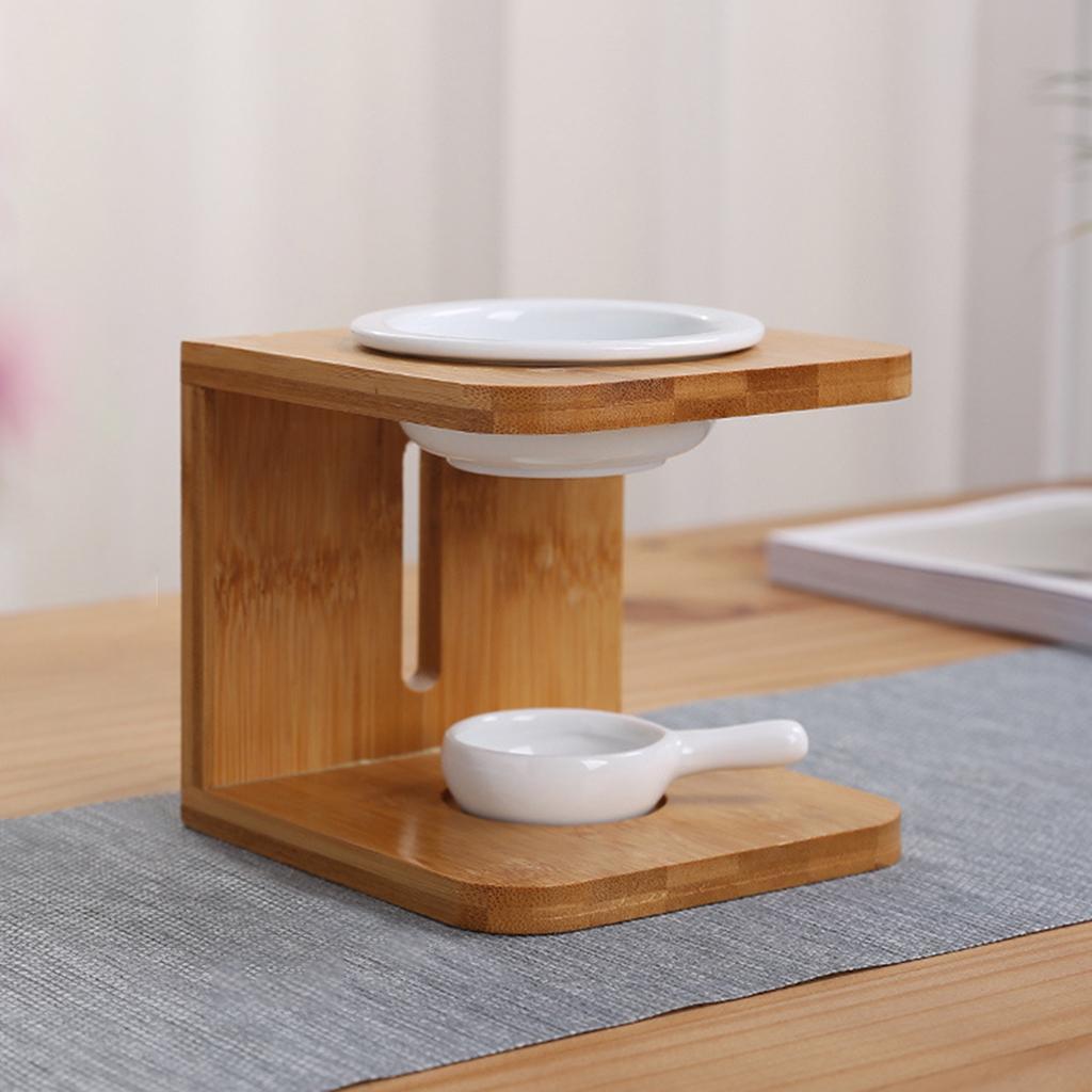 Wooden Tealight Candle Holder Oil Burner