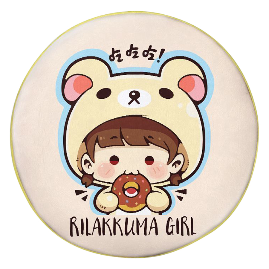 Gối tròn Cô bé Rilakkuma - GOCP165