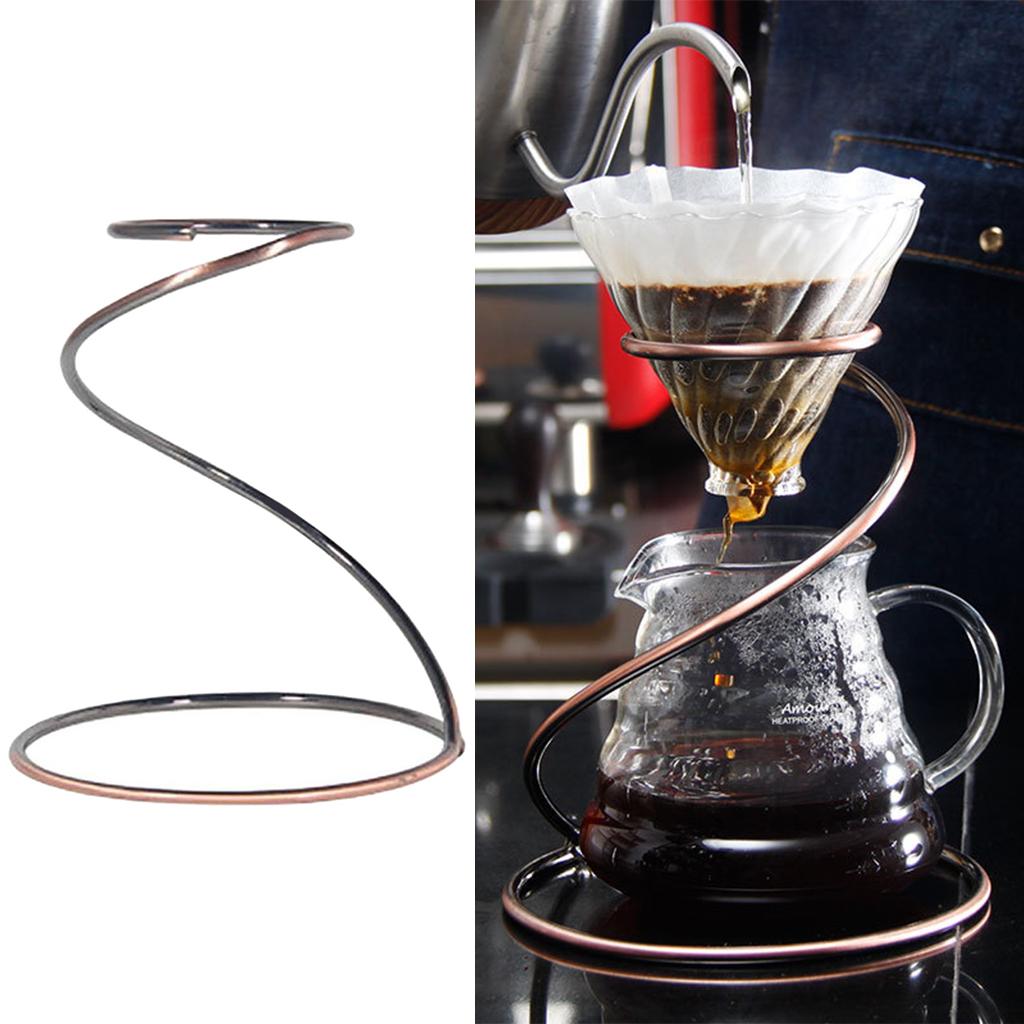 Iron Coffee Filter Holder Rack Coffee Filter Cup Stand for Home Kitchen Accs