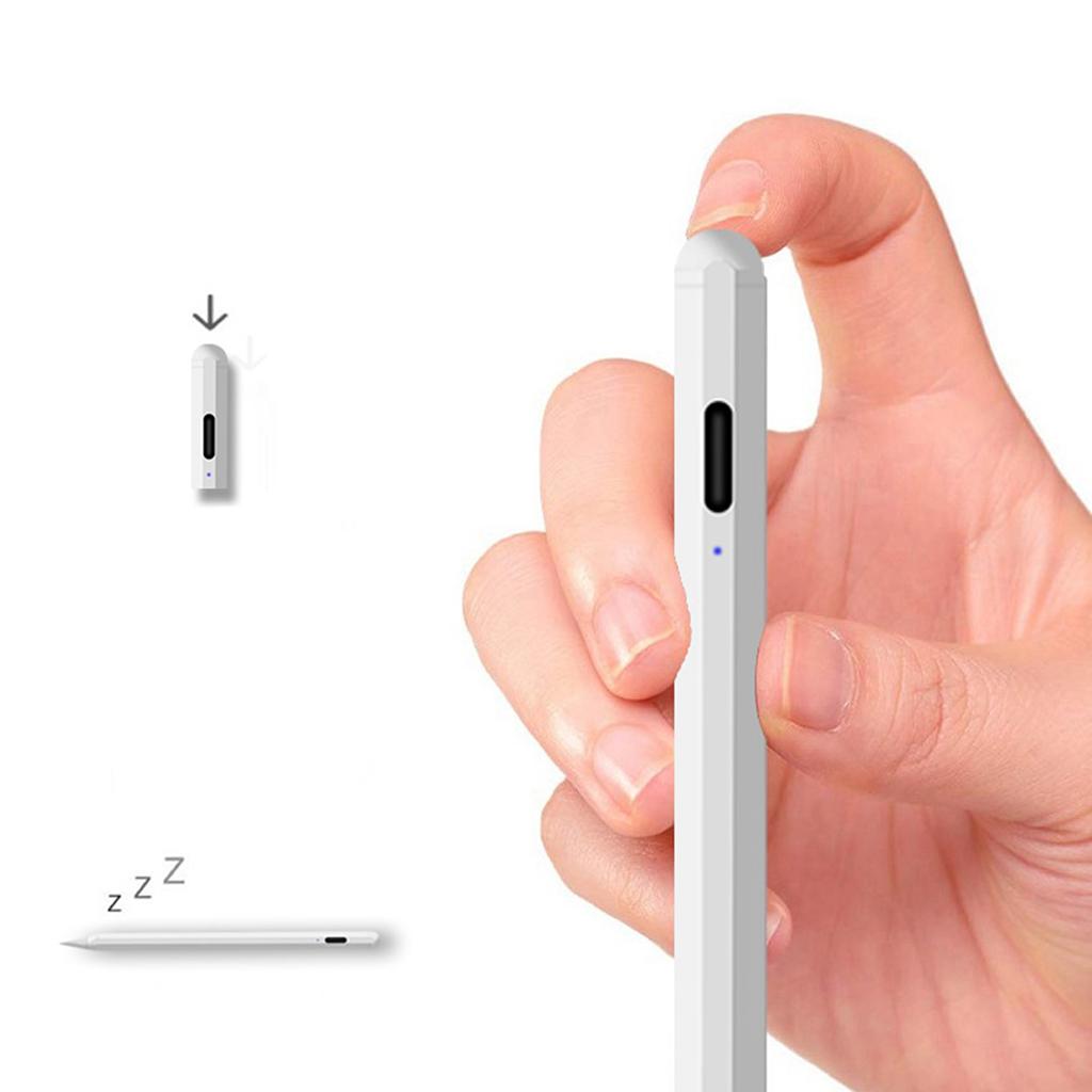 Stylus Pen for Touch Screen, Smooth Precision Capacitive Pen Fine Point Built-in Magnet Automatically Attached, for iPad 6/Air 3/Mini 5/Pro