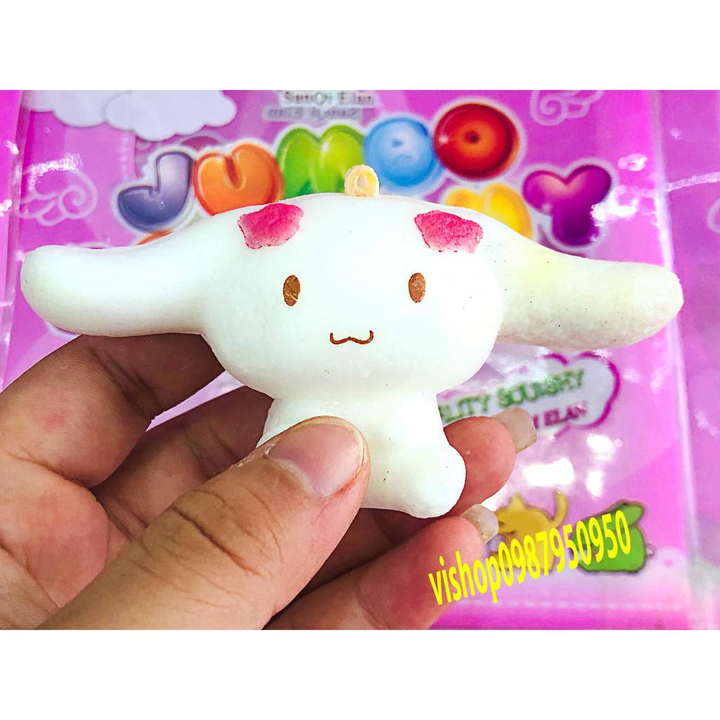 ĐỒ CHƠI SQUISHY THỎ TAI DÀI NGANG VAI mã IJM67 Rchất lượng nhất