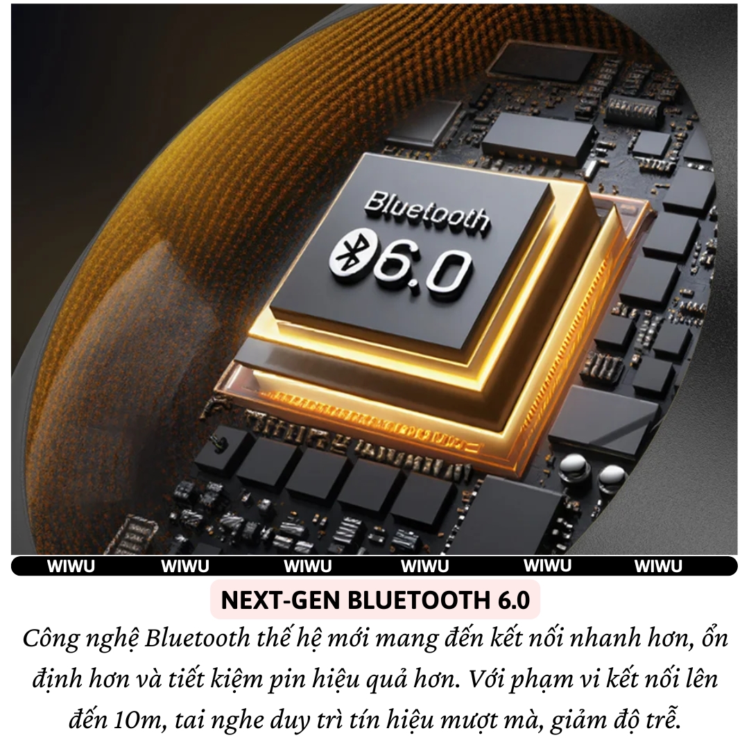 Tai Nghe chống ồn ANC Kép SilentCore Hybrid Bluetooth V6.0 không dây Hi-Res ACS WIWU Soundbasha TD-17 cho iphone ipad oppo z fold samsung - Chống Ồn Hybrid ANC, Bluetooth 6.0, Pin 50 Giờ, Âm Thanh ACS 360° - Hàng nhập khẩu