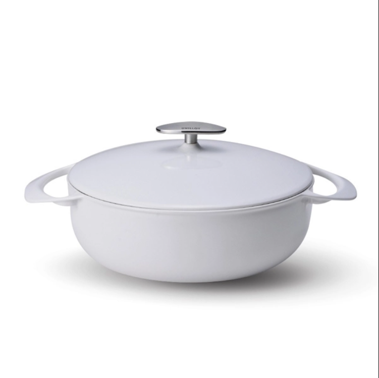 Unilloy - Nồi gang màu trắng - 24cm