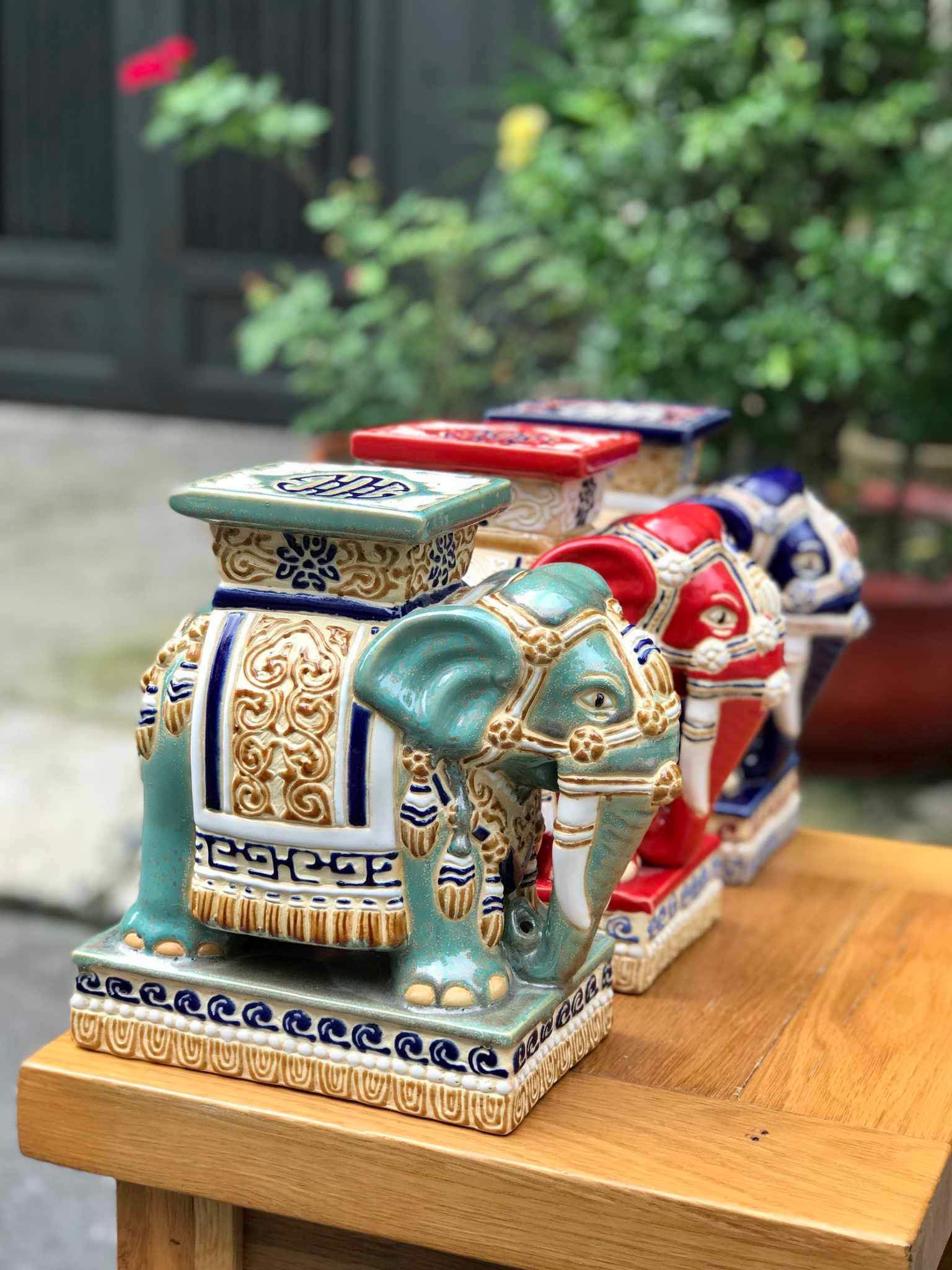 TIỂU TƯỢNG GỐM SỨ NAM BỘ 25CM TRANG TRÍ DECOR