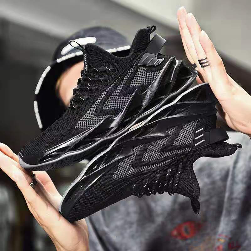 Giày Thể Thao Nam GEMI - Giày Sneaker Màu Xanh Đen - Đen - Xám, Giày Thoáng Khí Cao Cấp, Đế Xốp Nhẹ, Đàn Hồi Tốt - G5070