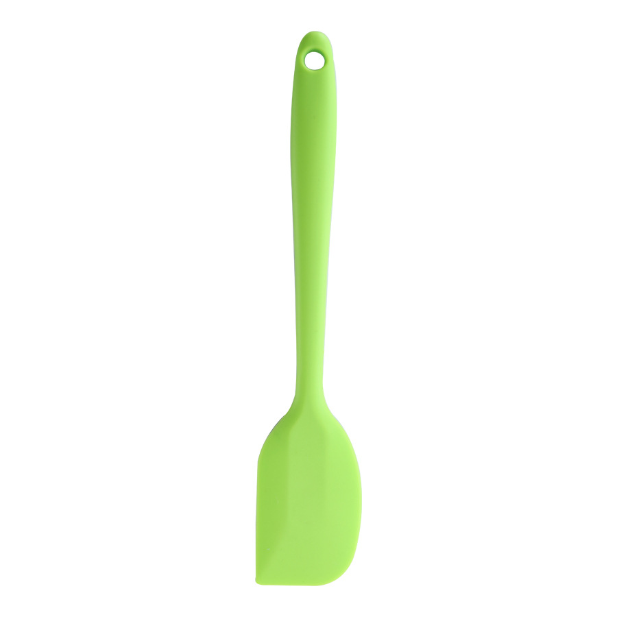 Spatula - Phới Dẹt Trộn Vét Bột Bằng Silicon Đúc Nguyên Khối Màu Ngẫu Nhiên 21cm