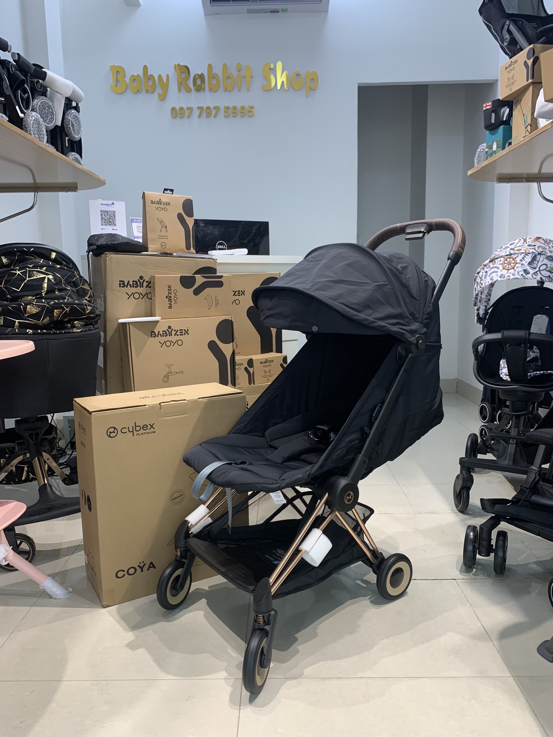 xe đẩy du lịch gấp gọn Cybex Coya