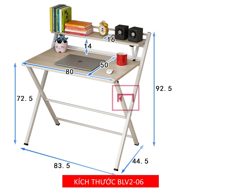 Bàn học gấp gọn Khôi Nguyên 206