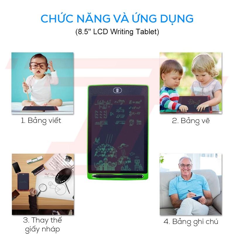 Bảng viết vẽ ghi chú tự xóa thông minh XÓA THEO Ý MUỐN 8,5 inch