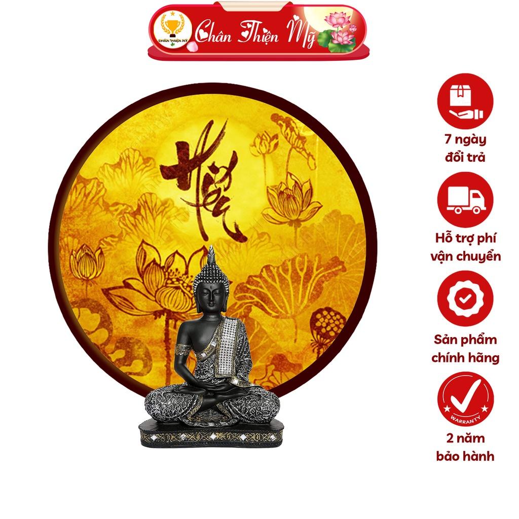 Đèn Thờ Hào Quang Phật Tranh Trúc Chỉ, Trang Trí Bàn Thờ, Hào Quang Trúc Chỉ Hoa Sen Chữ Hiếu TC-HQ-145