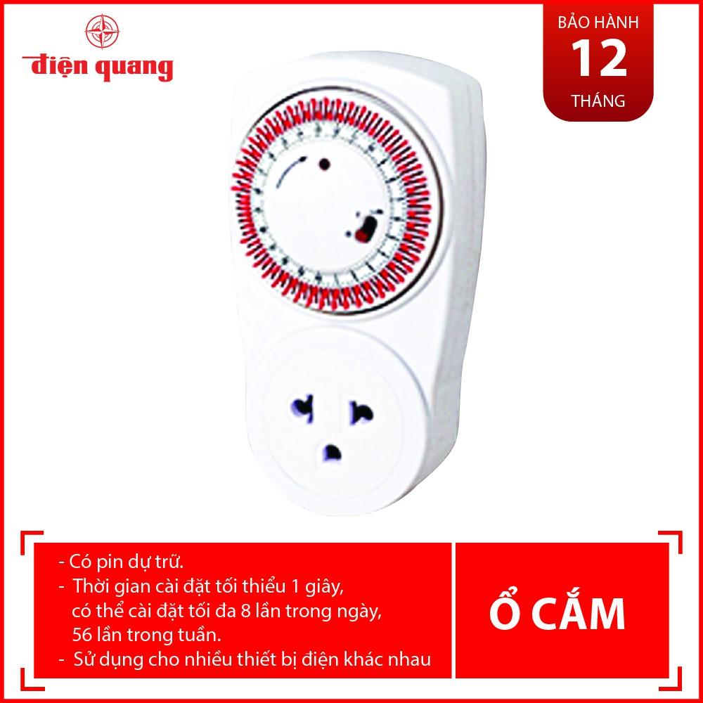 Ổ cắm hẹn giờ Điện Quang ĐQ ESK MT03 WR 13