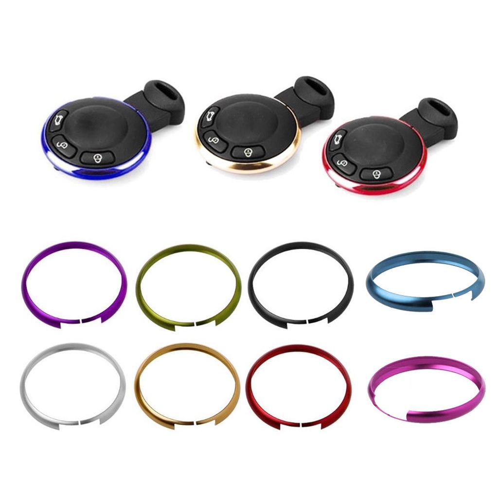 2xAluminum Key Ring Trim Chain For BMW Mini Cooper Clubman Countryman Black