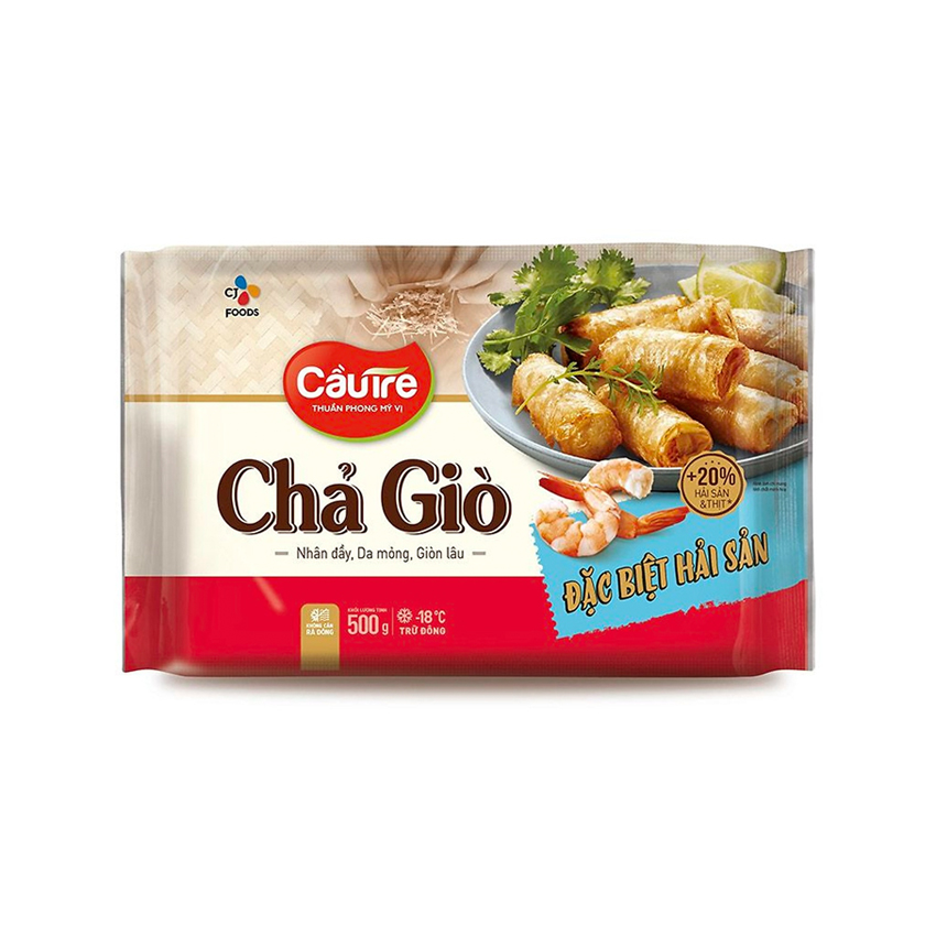 Chả Giò Rice CTE Đặc Biệt - Hải Sản CJ (500G)