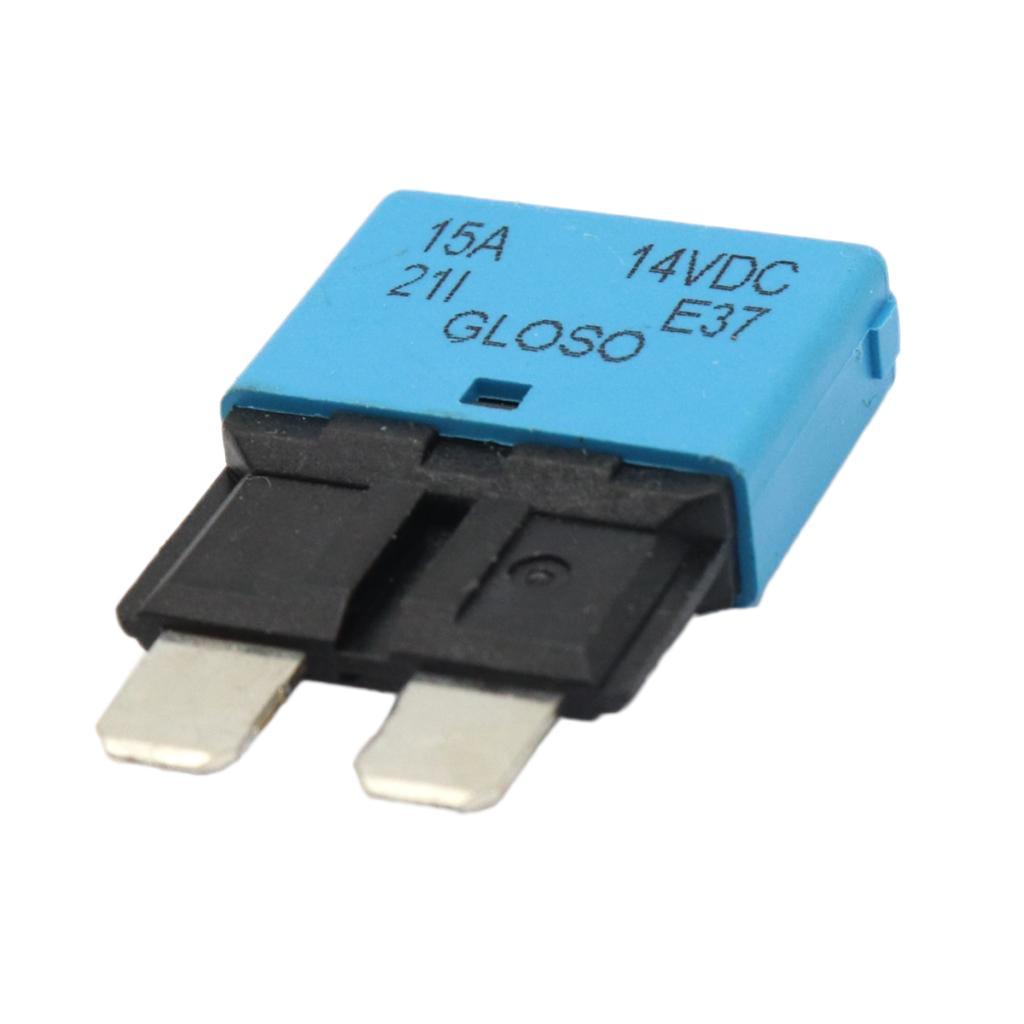 4-5pack Blade Fuse Circuit Breaker Automatic Reset Marine  15A