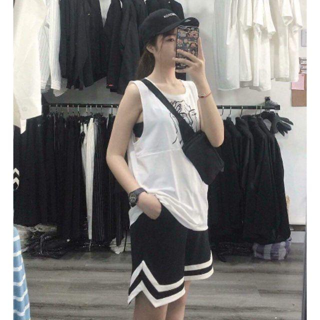 Quần V 2 line unisex